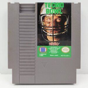 Tecmo Bowl NES Nintendo Video Game 1989 Authentic Tested